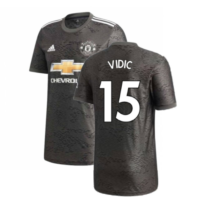 Manchester United 2020-21 Away Shirt (7-8y) (Mint) (VIDIC 15)-SoccerKits Hub | Buy Soccer Jerseys Online